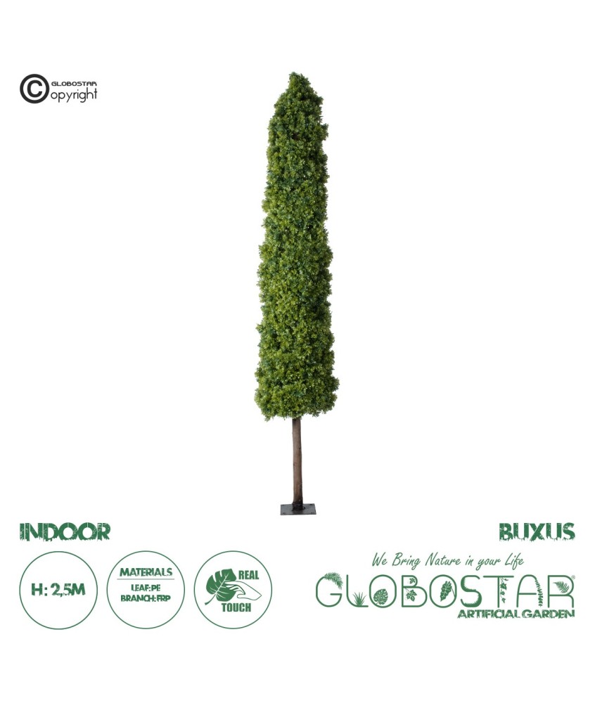 GloboStar® Artificial Garden BUXUS 20158 Τεχνητό Διακοσμητικό Φυτό Πυξός Υ250cm